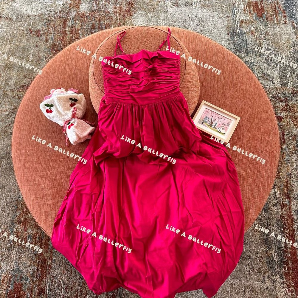 Reformation Lissa Dress - Cherry - Picture 8 of 15